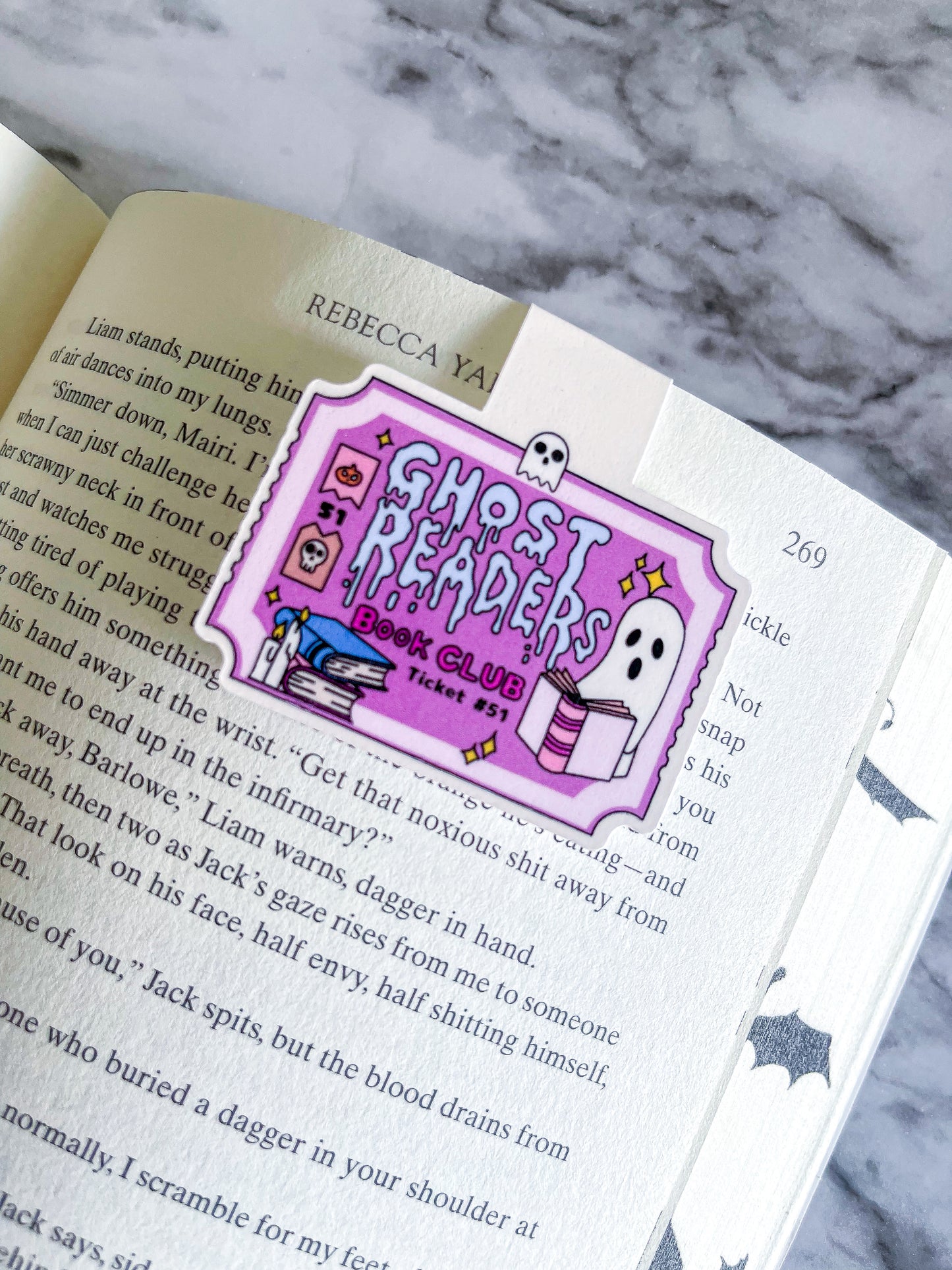 Ghost Reader Magnetic Bookmark