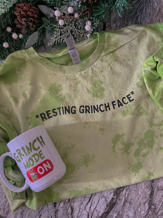 Resting Grinch Face Tee