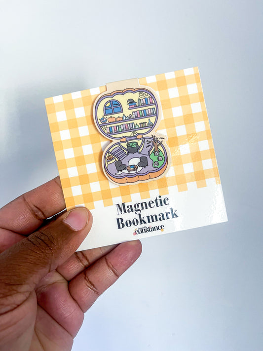 Tiny Library Magnetic Bookmark