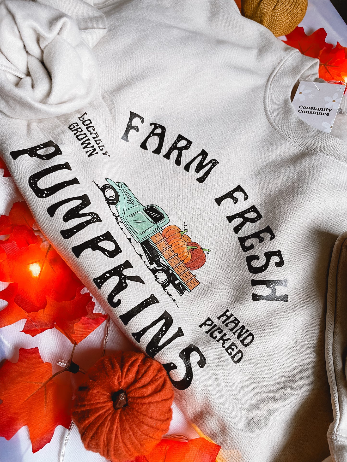 Farm Fresh Pumpkins Crewneck