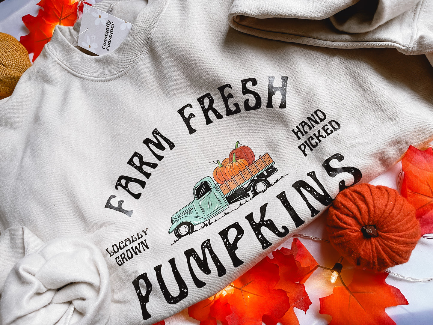 Farm Fresh Pumpkins Crewneck