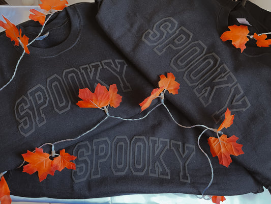 Monochromatic Spooky Crewneck