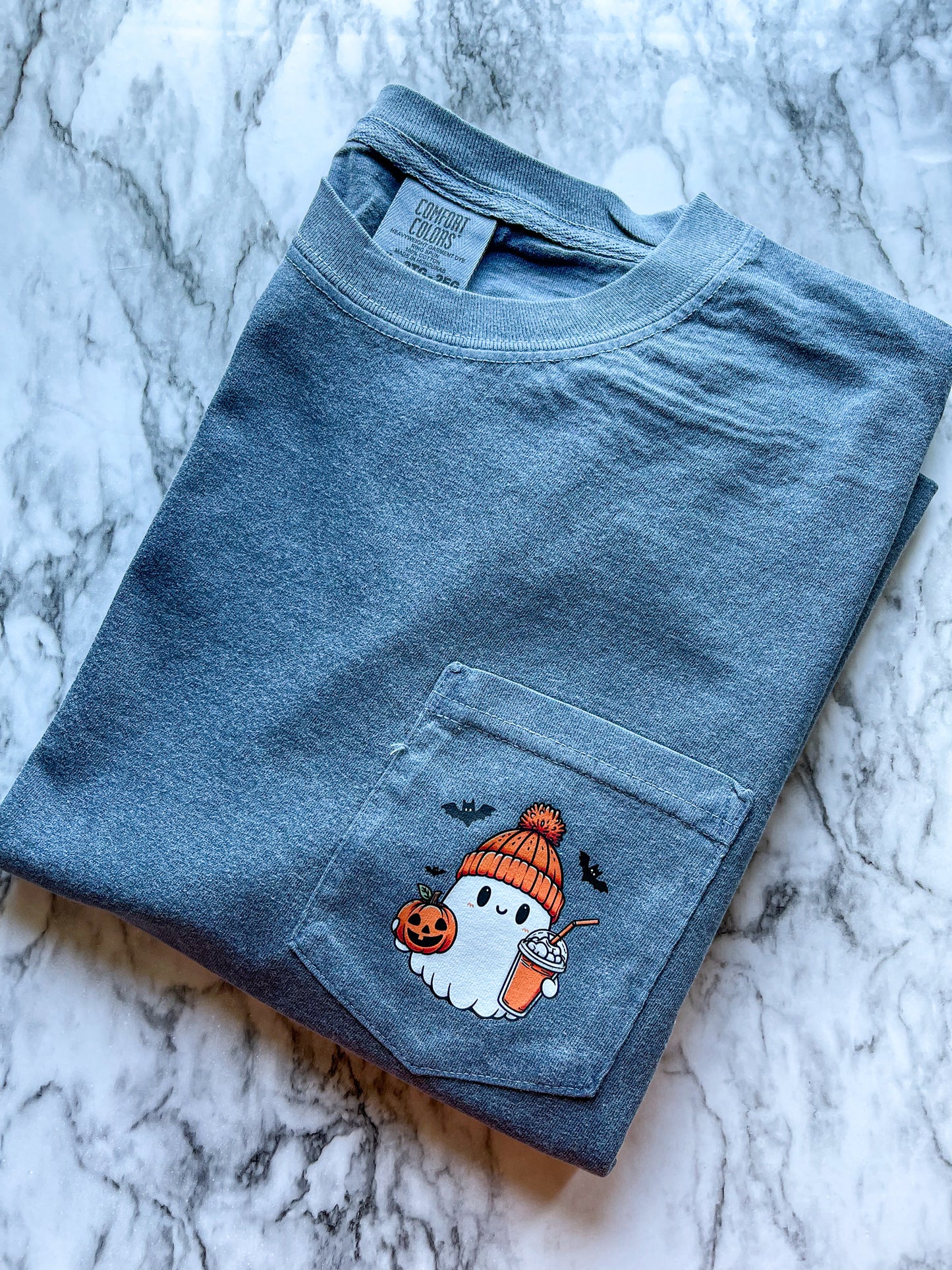 Cute Ghostie Pocket Tee