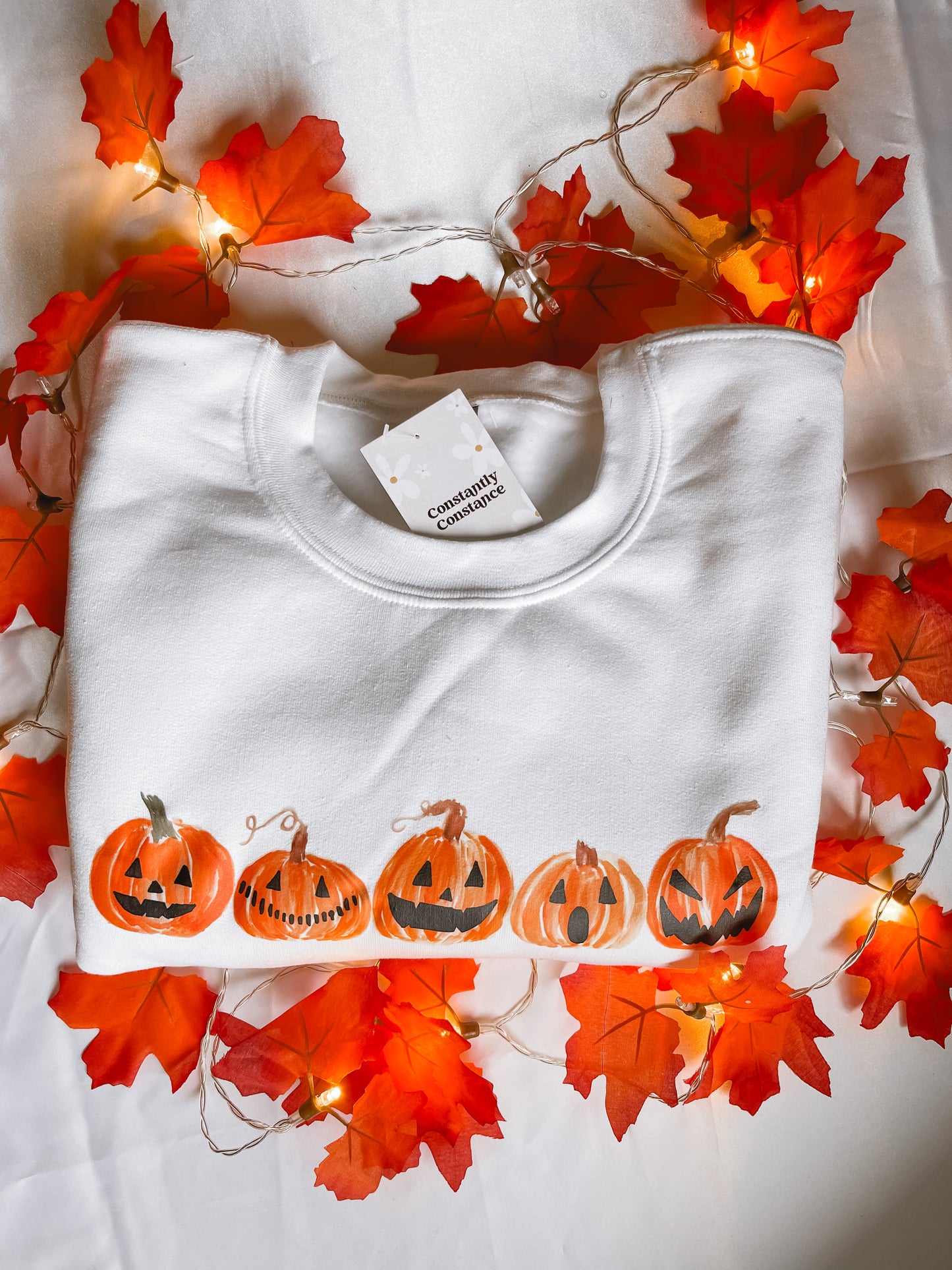 White Pumpkin Crewneck