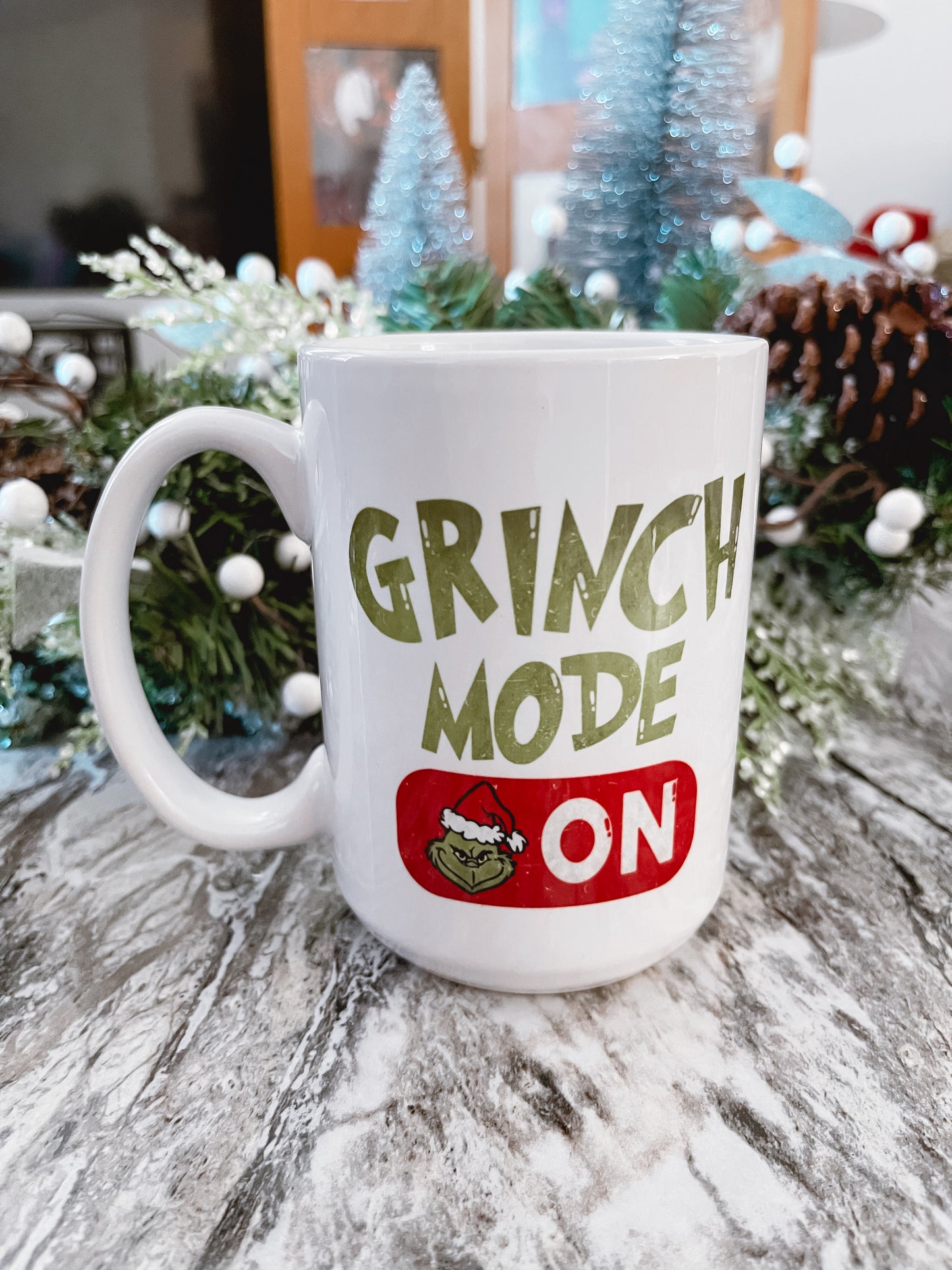 Grinch Mode Coffee Mug