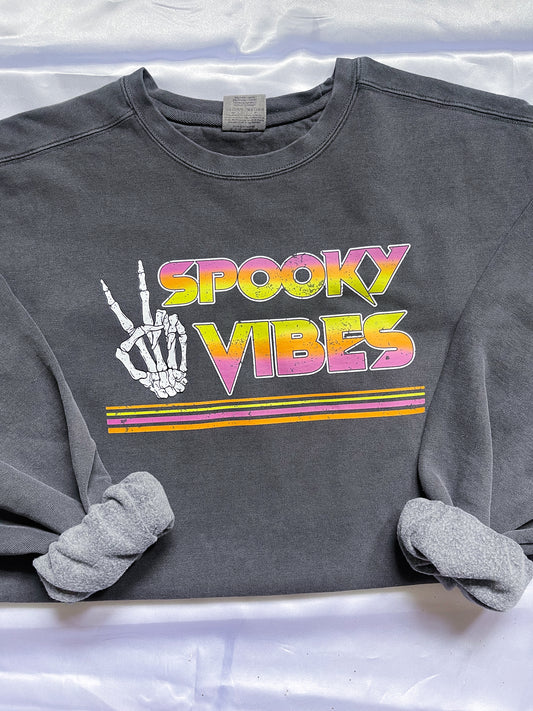 Retro Spooky Vibes Crewneck